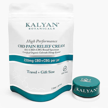 CBD+CBG Pain Relief Cream 220mg Travel+Gift Size