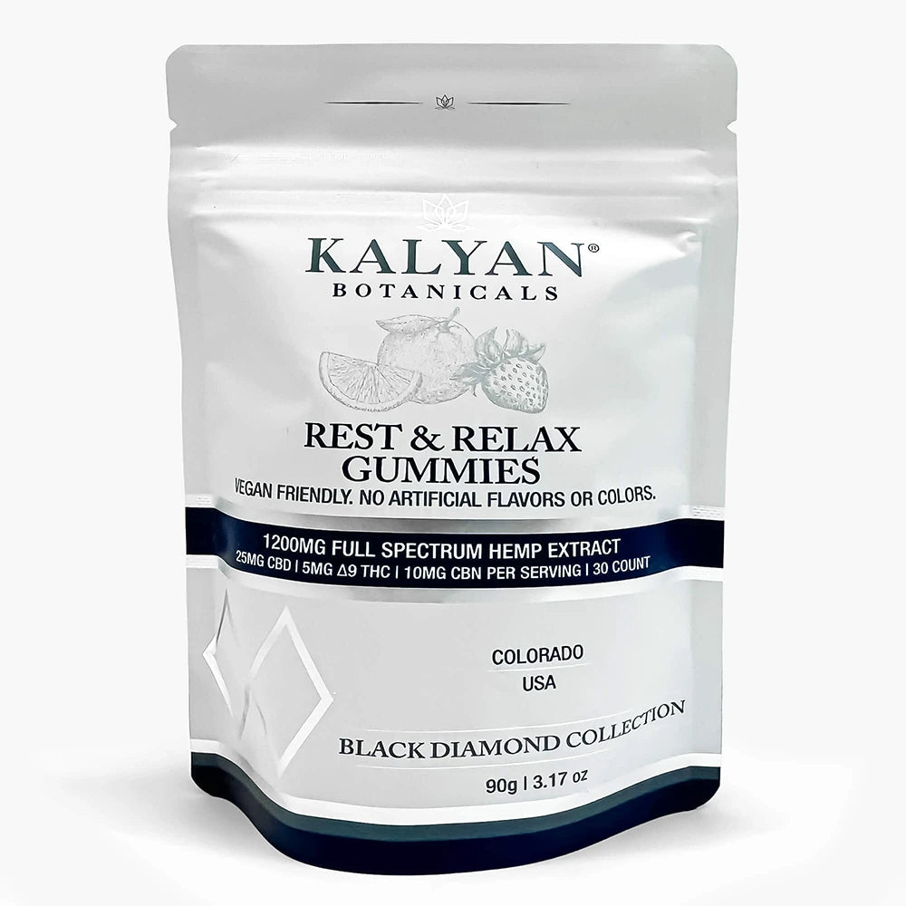 Rest & Relax CBD Gummies (Black Diamond Collection) - 30 Count